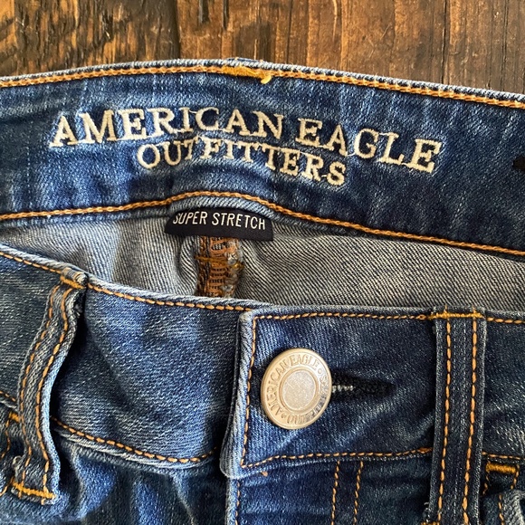 🎉HP🎉 AEO Super Stretch Jegging Jeans 0 Long - Picture 6 of 8